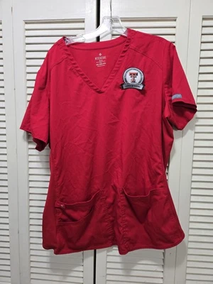 Lot Of 3 Scrub Tops Skechers Medcouture Texas Tech School Of Nursing 2XL - Image 1 of 4