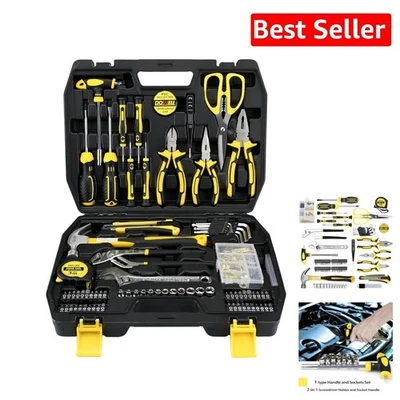 185 PCS Multifunctional Tool Kit Toolbox Storage Case for Maintenance Repairs - Image 1 of 4