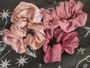 6X Silk Scrunchie Bobble, Hair Ties - Picture 1 of 8