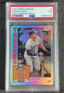 2019 Topps Chrome 1984 TOPPS BASEBALL AARON JUDGE #1 PSA NM 7 - Picture 1 of 10