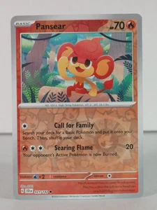 Pansear - Stellar Crown - 021/142 - Pokemon TCG - Reverse Holo - Z - Picture 1 of 5