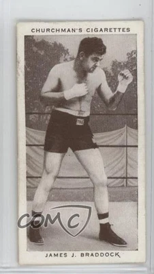 1938 Churchman's Boxing Personalities Tobacco James Braddock James J Braddock #6 - Image 1 of 2