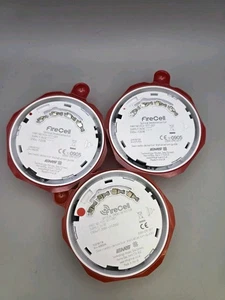 Juego de 3 detectores de humo ópticos EMS FireCell FCX-177-001 (solo cabezal) NUEVO - Imagen 1 de 4