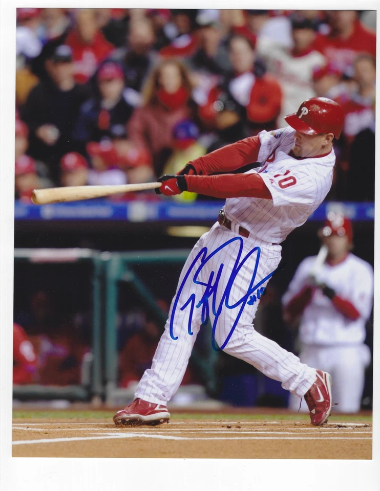 Foto autógrafa 8x10 firmada por Geoff Jenkins Philadelphia Phillies  Foto 1 de 1