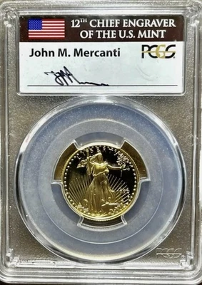 Gold Eagle 1992 $10 solo 13 graduación profesional 1/4 OZ PR70 clasificación Mercanti en todo el mundo # ANX Foto 1 de 2