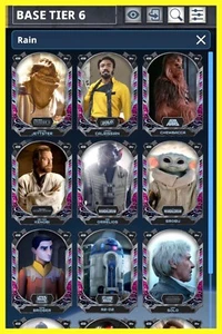 12 KARTEN RAIN BASE SET AUS MEINEM ÄLTESTEN FREUND RELEASE - TOPPS STAR WARS KARTENHÄNDLER - Bild 1 von 1