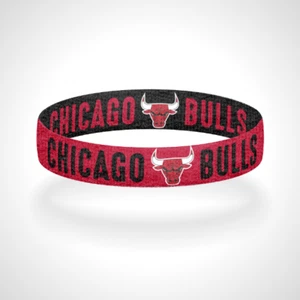 Reversible Chicago Bulls Bracelet Wristband #BullsNation - Picture 1 of 5