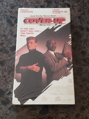 BRAND NEW Cover-Up (VHS; 1990) Dolph Lundgren RARE Sealed OOP Watermarks - Image 1 of 4