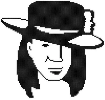 CROSS STITCH+ CRAFT PATTERN Rock Roll Guitar Stevie Ray Vaughan Legend SRV RIP - Image 1 of 4