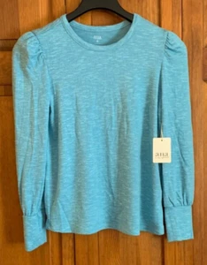 Women's NEW a.n.a A New Approach Long Sleeve Delphinium Blue Blouse - XS - Picture 1 of 4