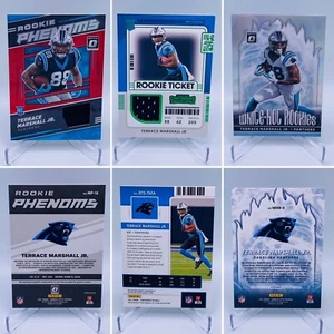 Parche de novato Terrace Marshall Jr (x3) Donruss Optic Insert PRIZMs & Contenders - Imagen 1 de 11