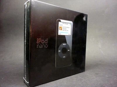 NEU Apple iPod nano 1GB black 1. Generation OVP ungeöffnet PA353LL/A schwarz 1G - Bild 1 von 4