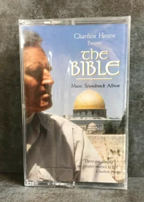 Charlton Heston Presents, Cassette Tape The Bible Music Soundtrack Album 1993 - Image 1 of 4