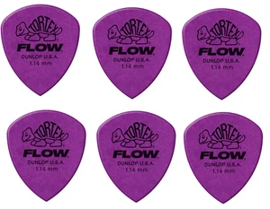 LOT DE 6 MEDIATORS DUNLOP TORTEX FLOW - 1.14 mm - 558R114 - Picture 1 of 4