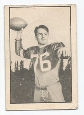 1952 PARKHURST CFL PETER KARPUK OTTAWA ROUGH RIDERS #64 (TORONTO JR) VG