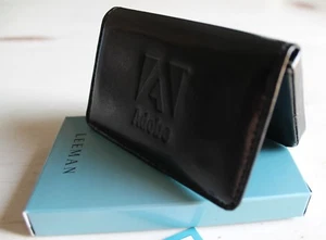 Leather Business Card Holders NIB LOT of 10, Custom Adobe Wallet, Business Gift - Picture 1 of 7
