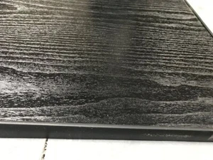 Kit gambe tavolo pieghevole mobili camper T5 Vivaro Trafic LEGNO NERO - Foto 1 di 10