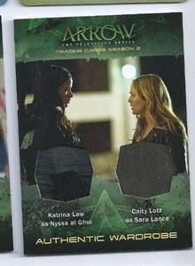 Tarjeta de Disfraz Cryptozoic Arrow Temporada 2 DM4 Nyssa Al Ghul Sara Lance VARIANTE DOBLE - Imagen 1 de 1