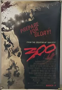 PÓSTER DE PELÍCULA 300 DS ROLLADO ORIGINAL DE UNA HOJA ZACK SNYDER GERARD BUTLER (2007) - Imagen 1 de 1
