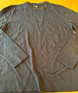 SMARTWOOL MAGLIONE GIROCOLLO UOMO BLU GRIGIO PUNTA TG M - Foto 1 di 5