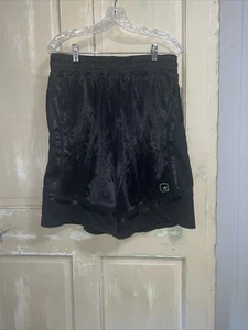 And1 Basketball Gym Court Shorts Adjustable Waist MEDIUM 11 In Inseam Black - Picture 1 of 8