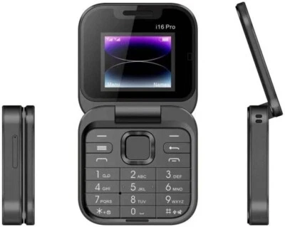 Mini Cellulare Pieghevole Flip I16 PRO 1.77" Dual SIM 2G Telefono Tastiera GSM - Immagine 1 di 4