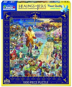 Healings of Jesus 1000 piece jigsaw puzzle 760mm x 610mm (wmp)