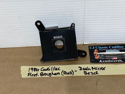 OEM 86 Cadillac Fleetwood BROUGHAM RWD DASH MIRROR BEZEL TRIM - Image 1 of 4