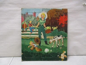 Saalfield Boots and Her Buddy Frame Tray Puzzle - Picture 1 of 2
