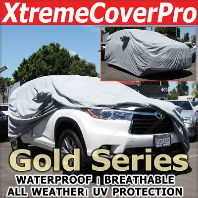 Cubierta impermeable para coche Toyota Land Cruiser 1991 1992 1993 1994 con bolsillo espejo Foto 1 de 4