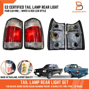 E2 WHITE RED TAIL LIGHT REAR LAMP FOR MAZDA ฺB-SERIES UF B2000 B2200 B2600 BRAVO - Picture 1 of 10