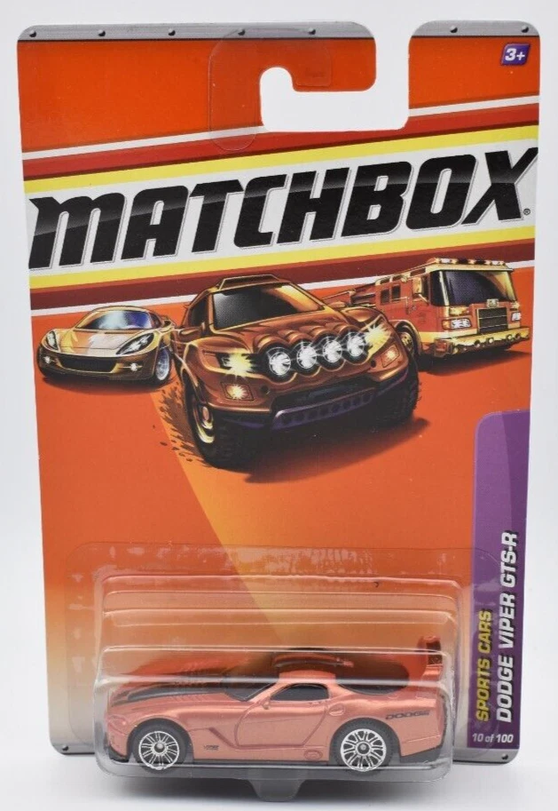 Matchbox Superfast Dodge Viper GTS-R marrone. MBX 10/2010. blister lungo - Immagine 1 di 1
