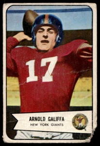 1954 Bowman #122 Arnold Galiffa RC New York Giants Low Grade filler - Picture 1 of 2