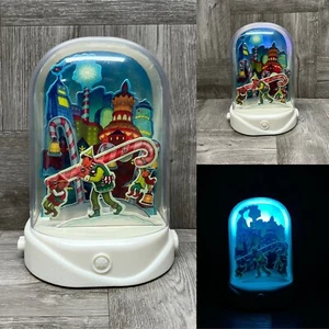 Hallmark Christmas Light Up Animated Village Scene Dome Elves Candy Cane Musical - Picture 1 of 15
