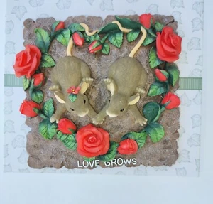 Charming Tails Figurine Spring Garden 93/715 Fitz&Floyd Wall Plaque NIB - Picture 1 of 4