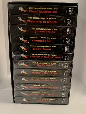 THE CHALLENGE OF FLIGHT Complete Box Set of 12 VHS Tapes: 7 Of 10 New Sealed - Image 1 of 2