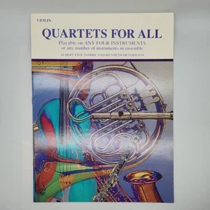 Quartets For All Violin Sheet Music Book - Picture 1 of 3