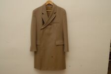 Maison Martin Margiela tan twill over coat 50 line 10 AW2013 great details wool