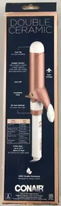 Conair 1.5" Double Ceramic Curling Iron Hair Style White Rose Gold CD703GN - Zdjęcie 1 z 12