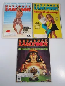 National Lampoon Magazine lot- 3 Issues: January, February, April 1983 - Imagen 1 de 1