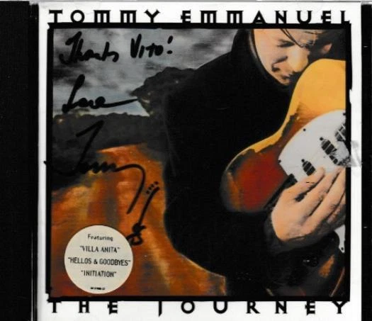 Tommy Emmanuel: The Journey Autographed MUSIC AUDIO CD jazz rock album SIGNED  - Imagem 1 de 1
