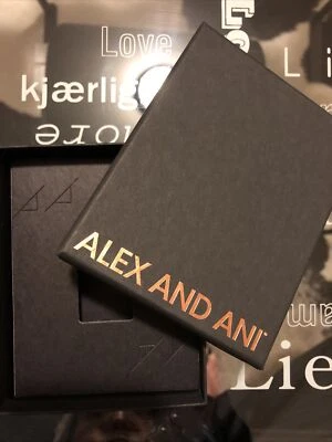 Alex and Ani Empty Black Copper Signature Large Gift Box -EMPTY- NEW - Image 1 of 3