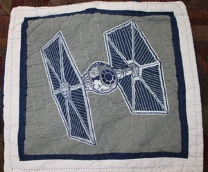 POTTERY BARN Star Wars Tie Fighter Euro Sham - Picture 1 of 3