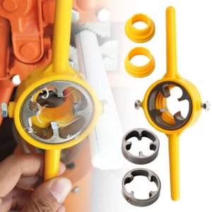 Water Pipe Supplies Pipe Threading Machine 6-Piece Set Plastic Pipe Screw Die FT - Picture 1 of 14
