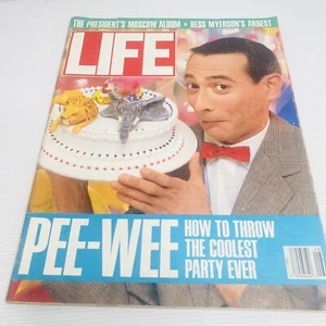 Revista Life de Colección Agosto 1988 Vol 11 No. Álbum de 9 Pee-Wee de Herman y Moscú - Imagen 1 de 10