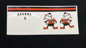 Cleveland Browns "The Elf" Mini Football Helmet Decal Set - Picture 1 of 1