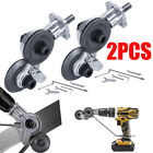2PCS Electric Drill Shears Plate Cutter Attachment Metal Iron Tin Quick Cutting