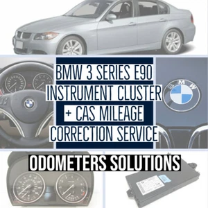 BMW 3 SERIES E90 Instrument Cluster + CAS Mileage Correction Service - Picture 1 of 6