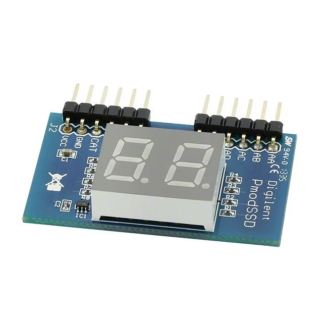 1 pcs - Digilent 410-126 Pmod SSD 7 Segment Display Display Module With Two 6-p