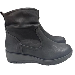 NEU CLIFFS BY WHITE MOUNTAIN Damengröße 8,5 Beyond Keilabsatz-Booties schwarz - Bild 1 von 7